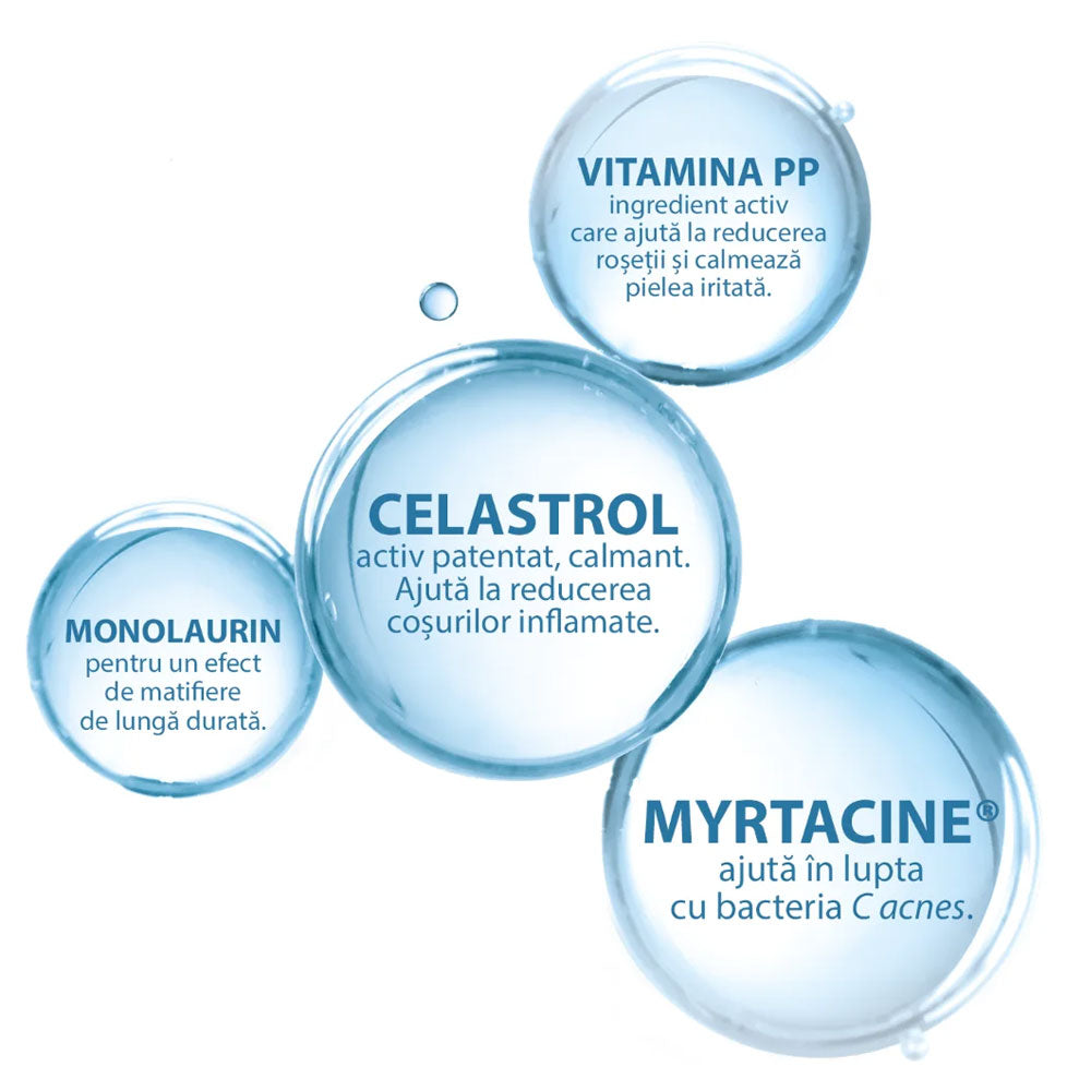 Crema calmanta anti-imperfectiuni pentru tenul cu tendinta acneica Keracnyl PP+, 30ml, Ducray