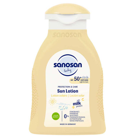 Lotiune pentru copii cu protectie solara SPF50+, 100ml, Sanosan