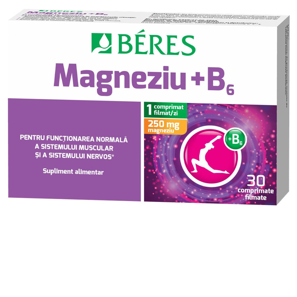 Magneziu + B6, 50 comprimate, Beres