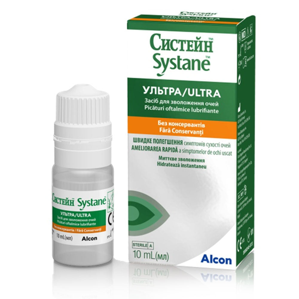 Picaturi oftalmice lubrifiante fara conservanti Systane Ultra, 10ml, Alcon