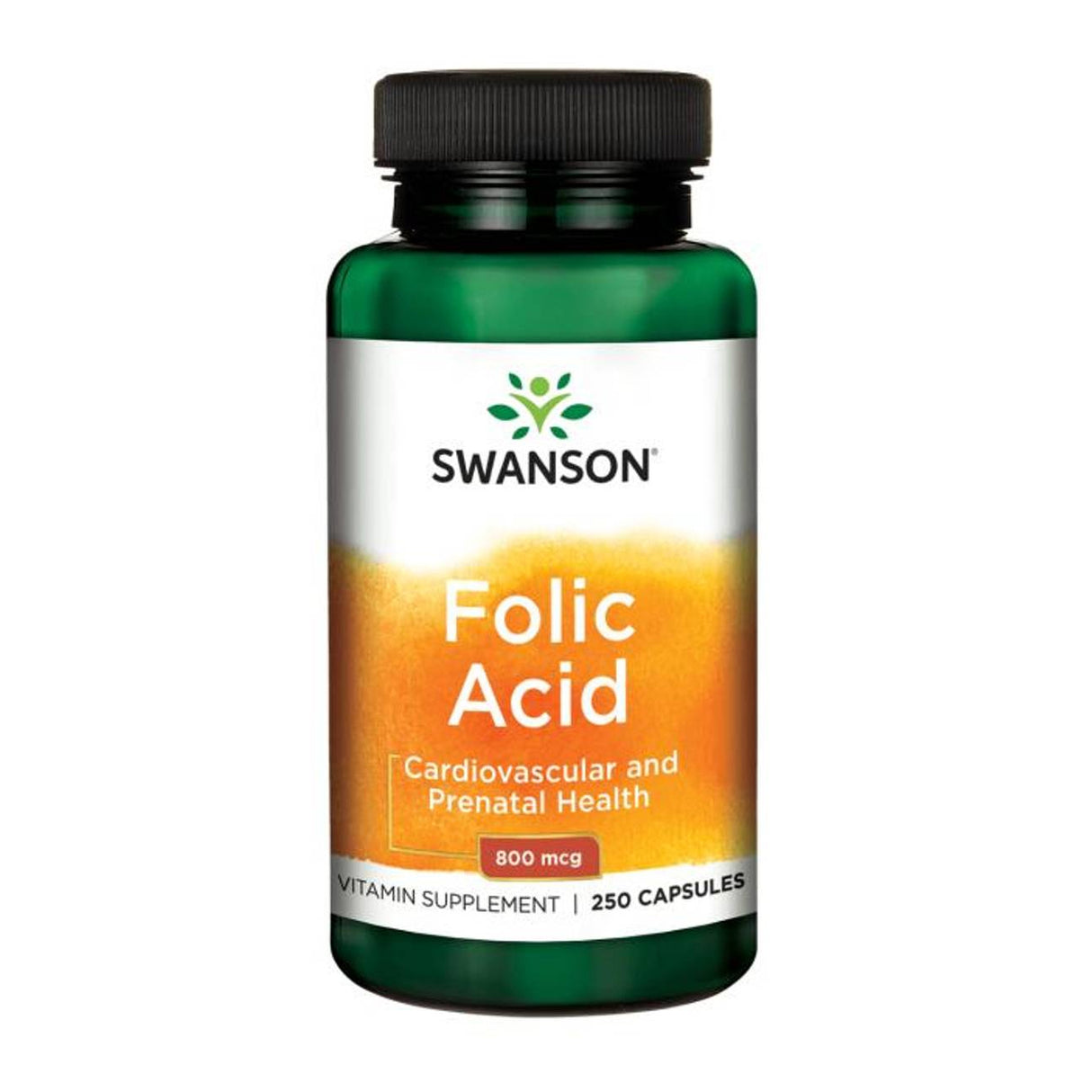Acid Folic 800 mcg, 250 capsule, Swanson