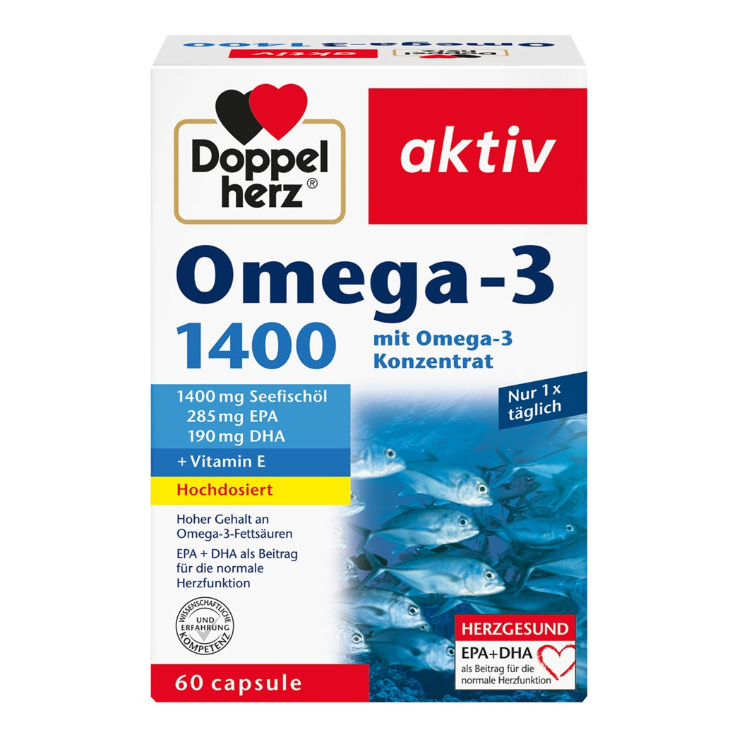 Omega 3, 1400 mg, 60 capsule, Doppelherz