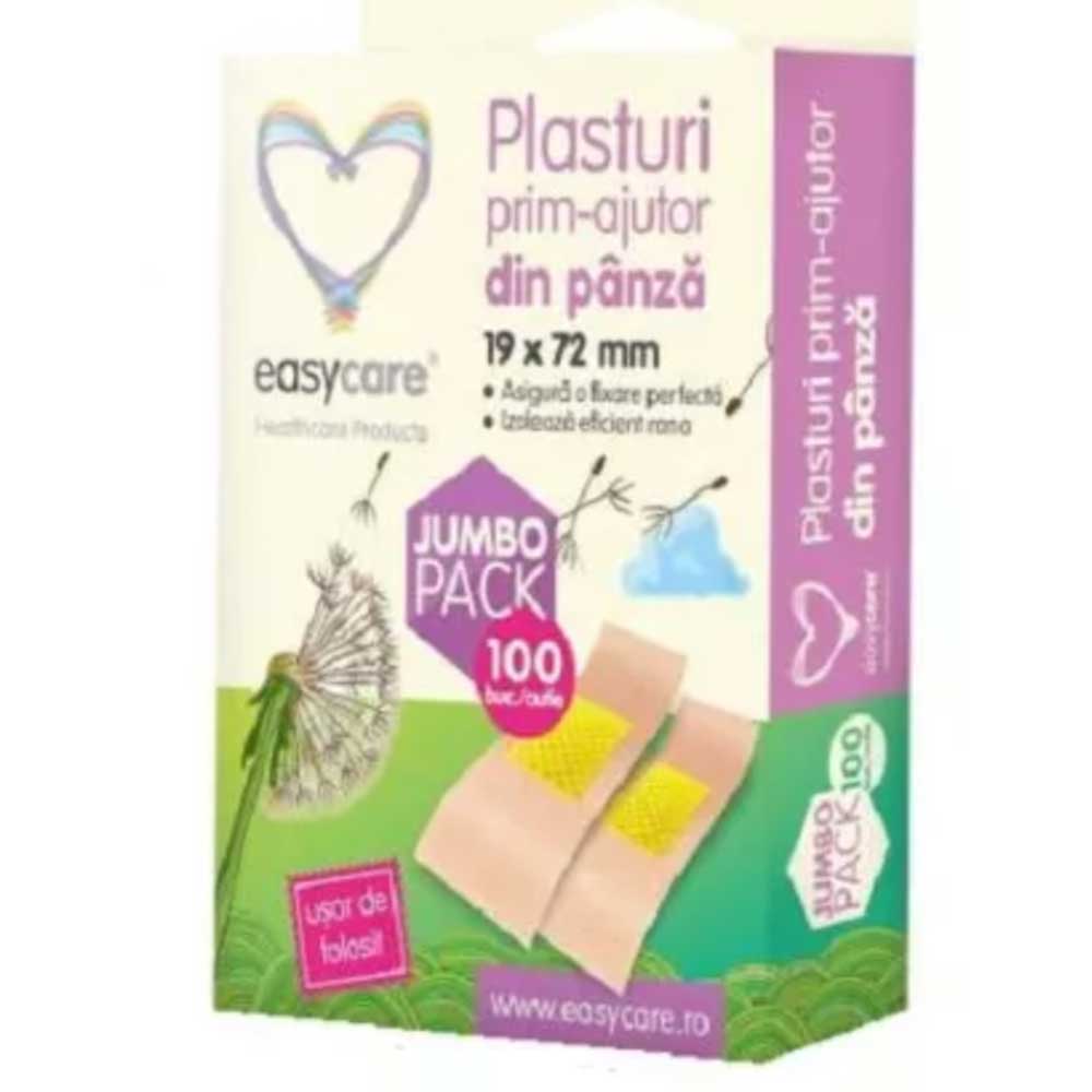 Plasture suport panza, 72mm x 19mm, 100 bucati, EasyCare