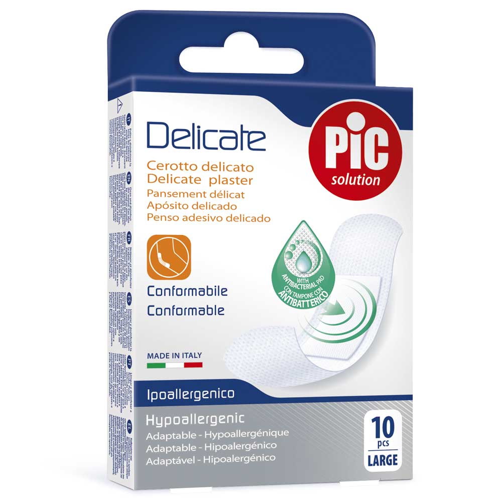 Plasture pentru piele sensibila 25mm x 72mm, 10 Bucati, Pic Solution