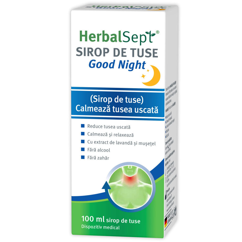 Sirop HerbalSept Good Night, 100ml, Zdrovit