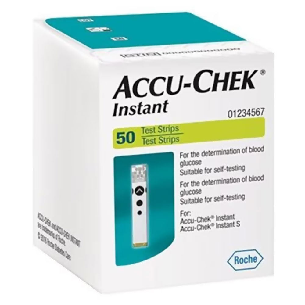 Teste de glicemie Accu-Chek Instant, 50 bucati, Roche