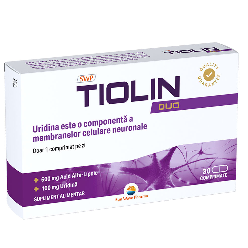 Tiolin DUO, 30 comprimate, Sun Wave Pharma