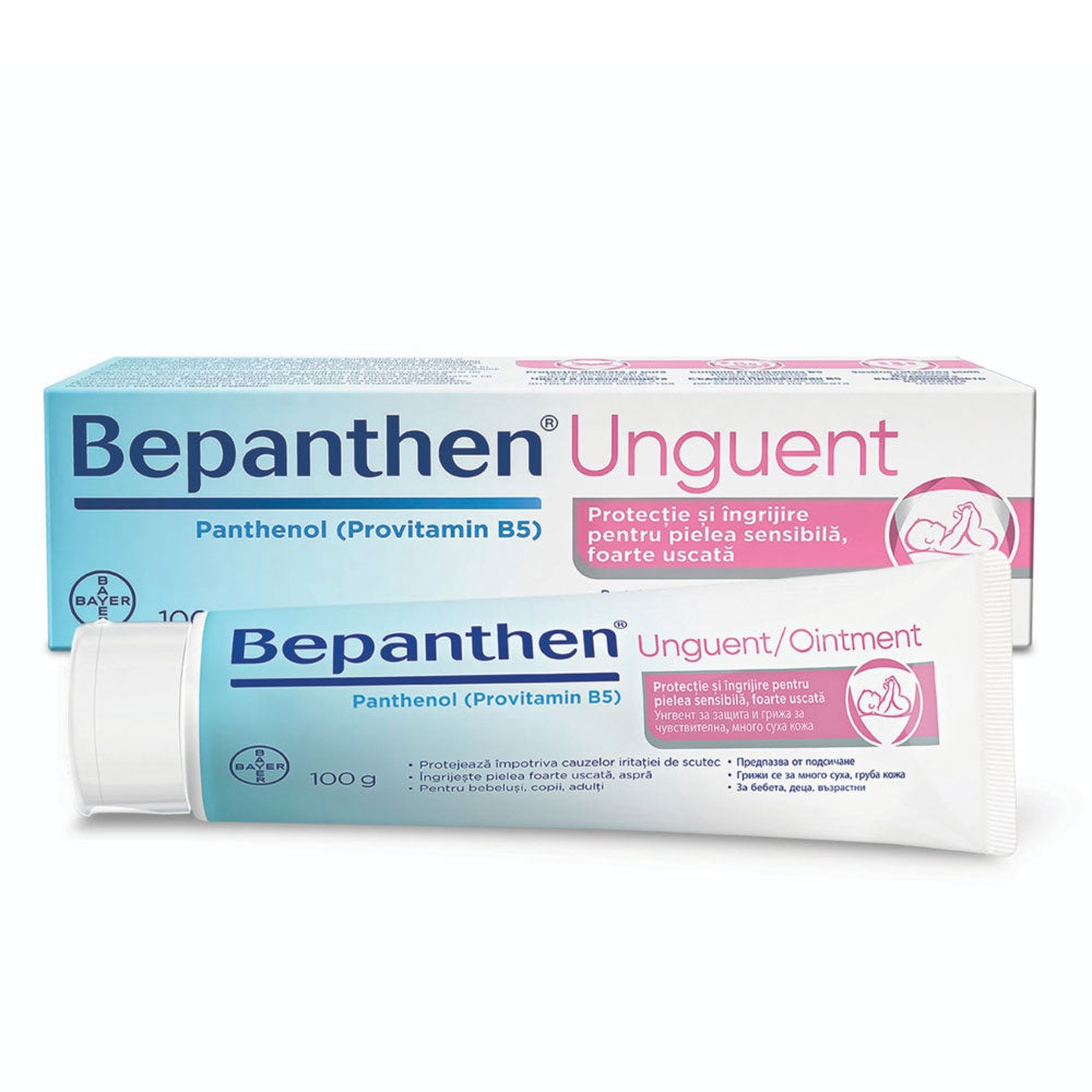 Unguent pentru iritatiile de scutec cu 5% panthenol Bepanthen, 100g, Bayer