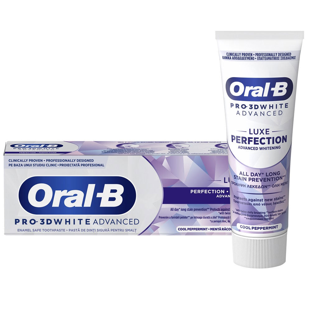 Pasta de dinti Pro 3D White Advanced Luxe Perfection, 75ml, Oral B