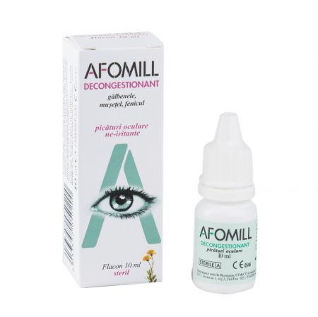 Afomill Decongestionant Solutie Oftalmica, 10ml