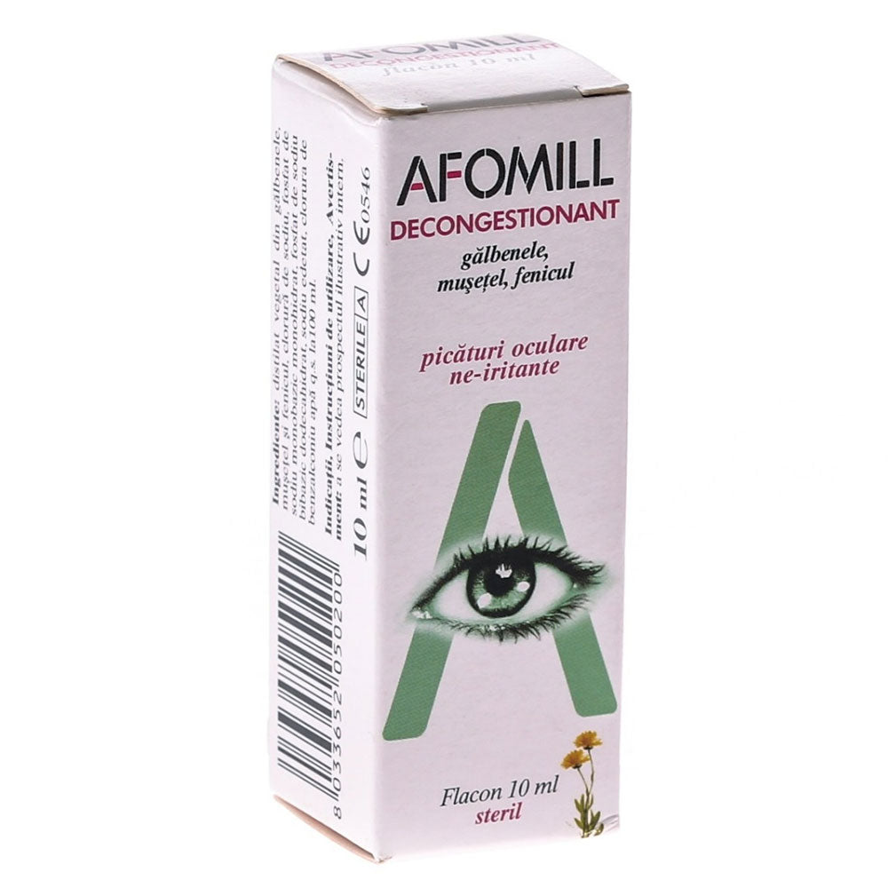 Picaturi oftalmice Afomill Decongestionant, 10ml, Optoflex