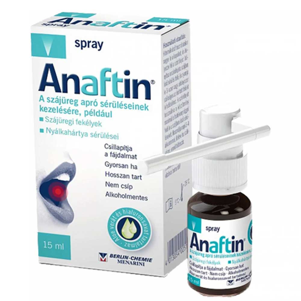 Spray bucal Anaftin Spray, 15ml, Berlin Chemie