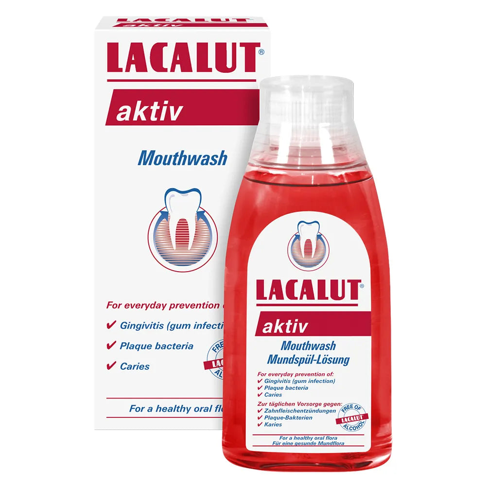 Apa de gura Antiplaque, 300ml, Lacalut