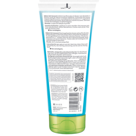 Gel de curatare spumant Sebium pentru Ten Mixt / Gras, 200ml, Bioderma