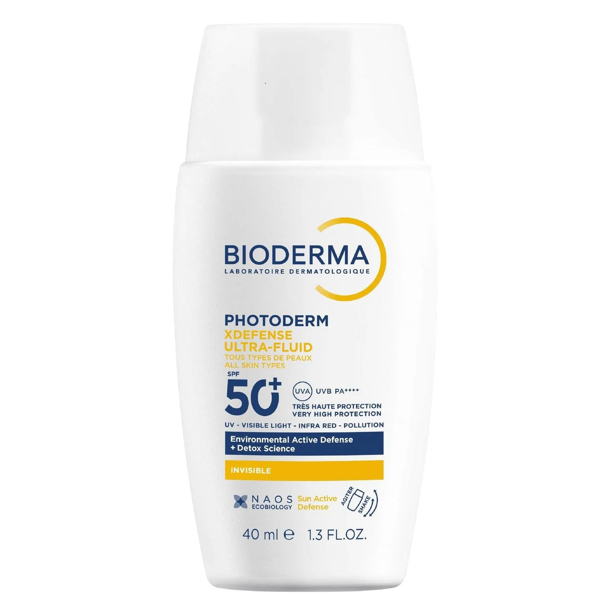 Fluid invizibil cu protectie solara SPF 50+ Photoderm Xdefense, 40 ml, Bioderma