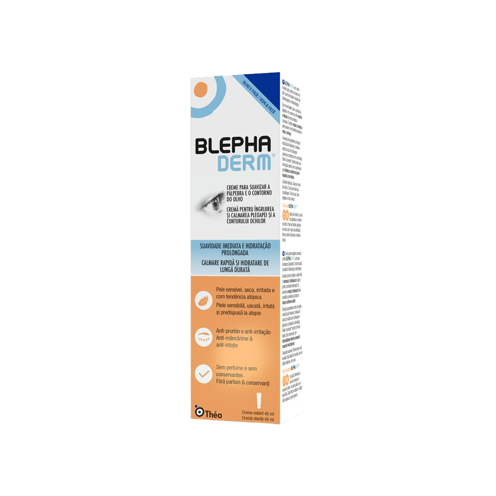 Crema pentru pleoape si ochi Blephaderm, 40 ml, Thea
