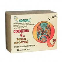 Coenzima Q10 15Mg + Ulei De Catina, 40 Capsule