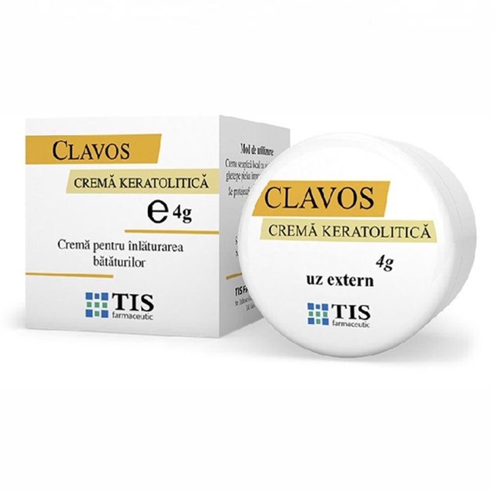 Crema keratolitica pentru indepartarea bataturilor Clavos, 4g, Tis Farmaceutic