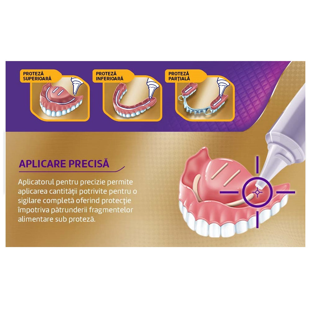 Crema adeziva pentru proteza dentara Corega Power Max Fixare + Sigilare, 70g, Gsk