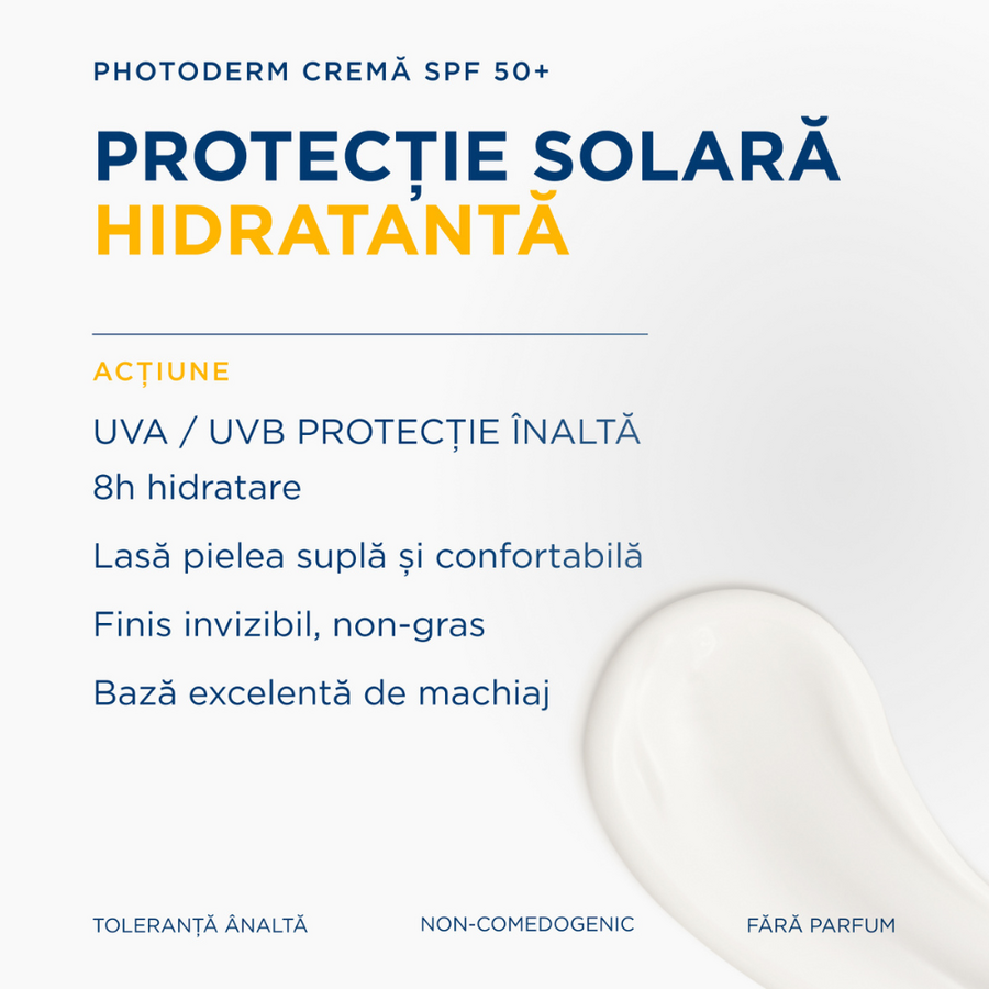Crema pentru ten sensibil uscat cu SPF50+ Photoderm, 40ml, Bioderma