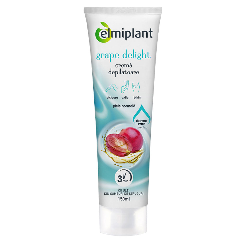 Crema Depilatoare Piele Normala Grape Delight, 150ml, Elmiplant