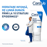 Crema hidratanta de fata pentru ten normal si uscat, 52 ml, CeraVe