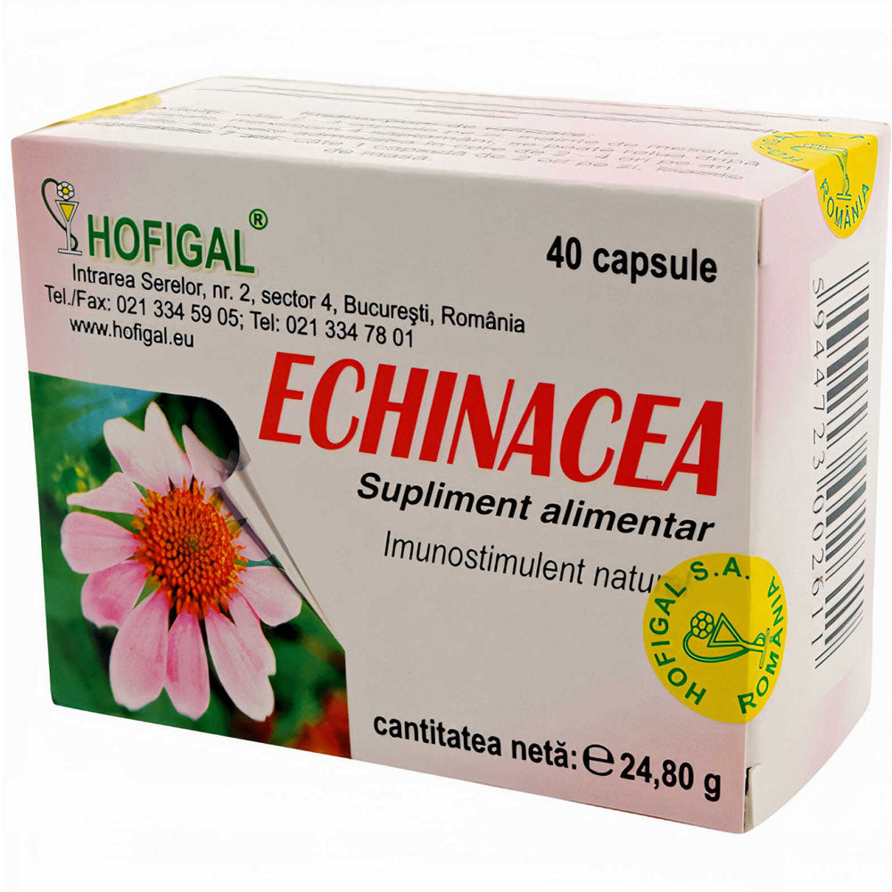 Echinacea 500mg, 40 Capsule, Hofigal