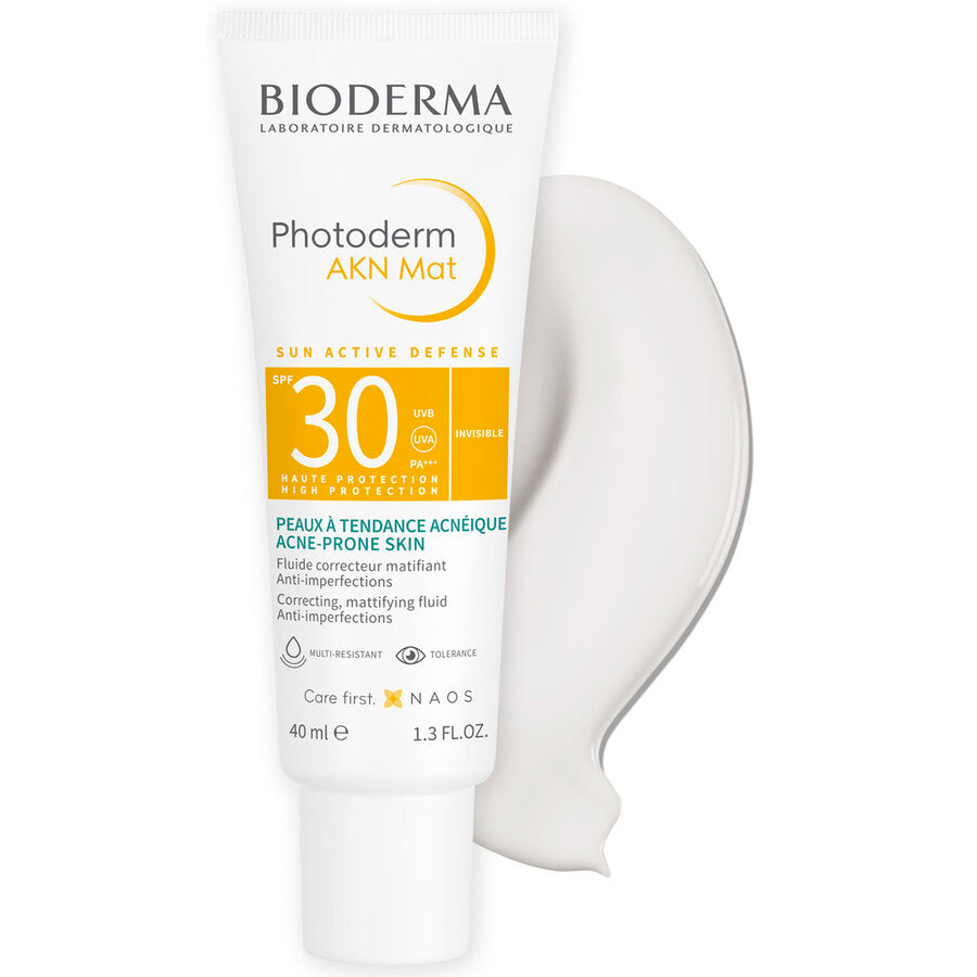 Fluid matifiant și corector Akn Mat SPF30 Photoderm, 40 ml, Bioderma