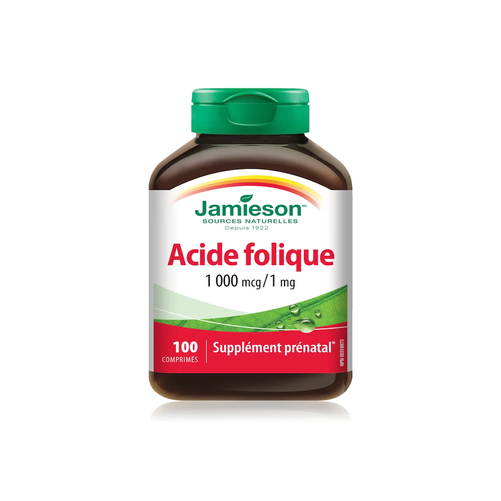 Acid folic 1mg, 100 tablete, Jamieson