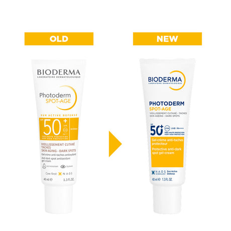Gel-crema cu efect antioxidant impotriva petelor brune Photoderm Spot-Age, SPF50+, 40ml, Bioderma