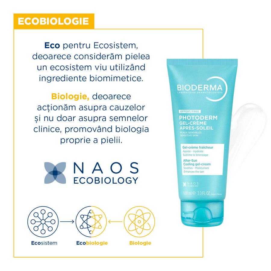 Gel-crema reparatoare dupa plaja Photoderm, 200ml, Bioderma