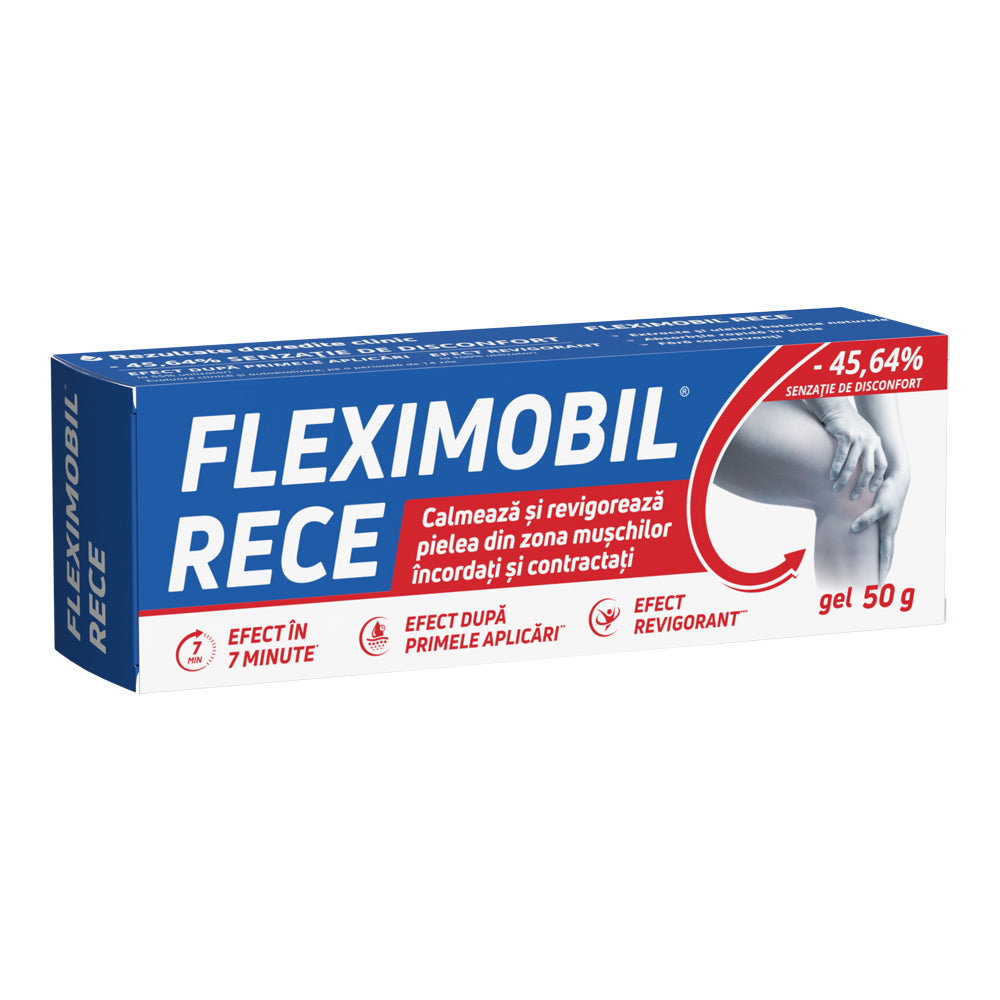 Gel pentru muschi si articulatii Fleximobil Rece, 50g, Fiterman Pharma