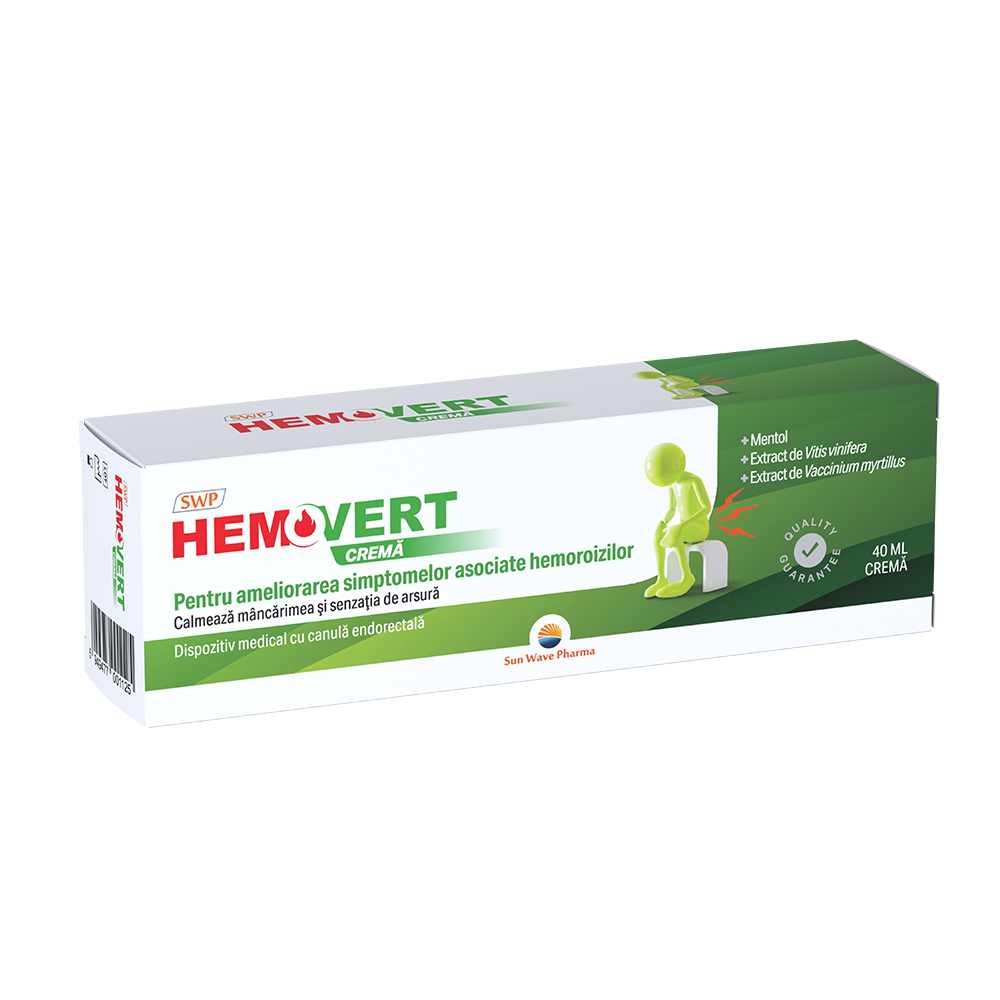 Crema Hemovert, 40 ml, Sun Wave Pharma