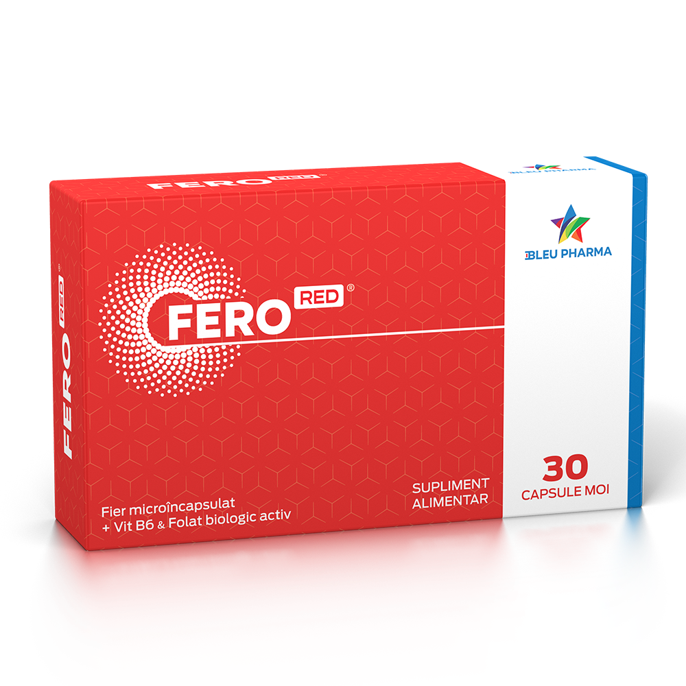 FeroRed, 30 capsule moi, Bleu Pharma