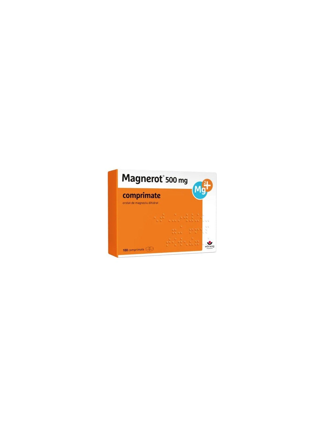 Magnerot, 500 mg, 100 comprimate, Worwag Pharma