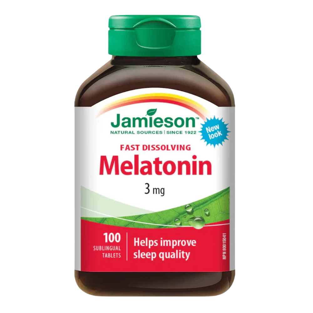Melatonina 3mg, 100 tablete sublinguale, Jamieson