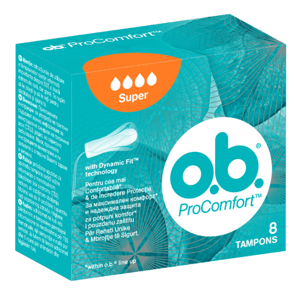 Tampoane OB ProComfort Super, 8 Bucati