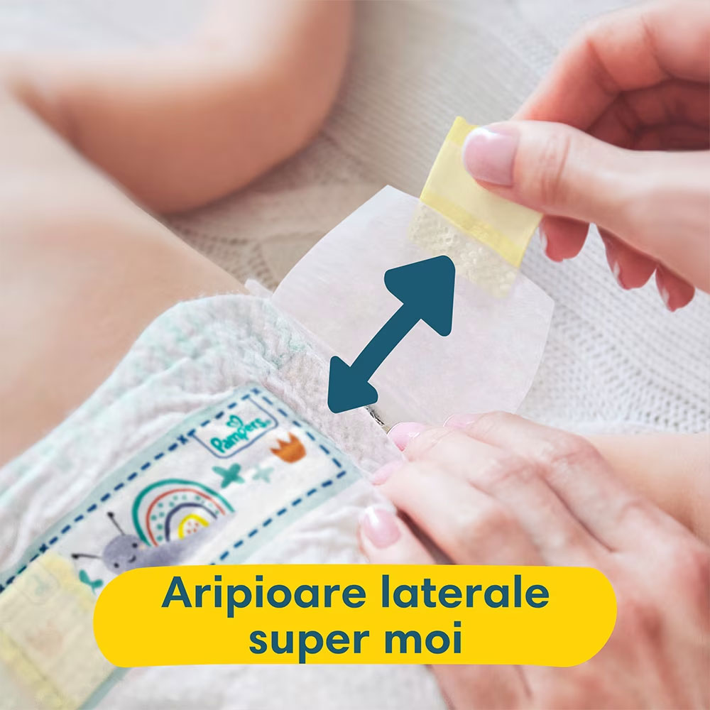 Scutece pentru bebelusi Premium Care, Marimea 2, 4-8kg, 23 Bucati, Pampers
