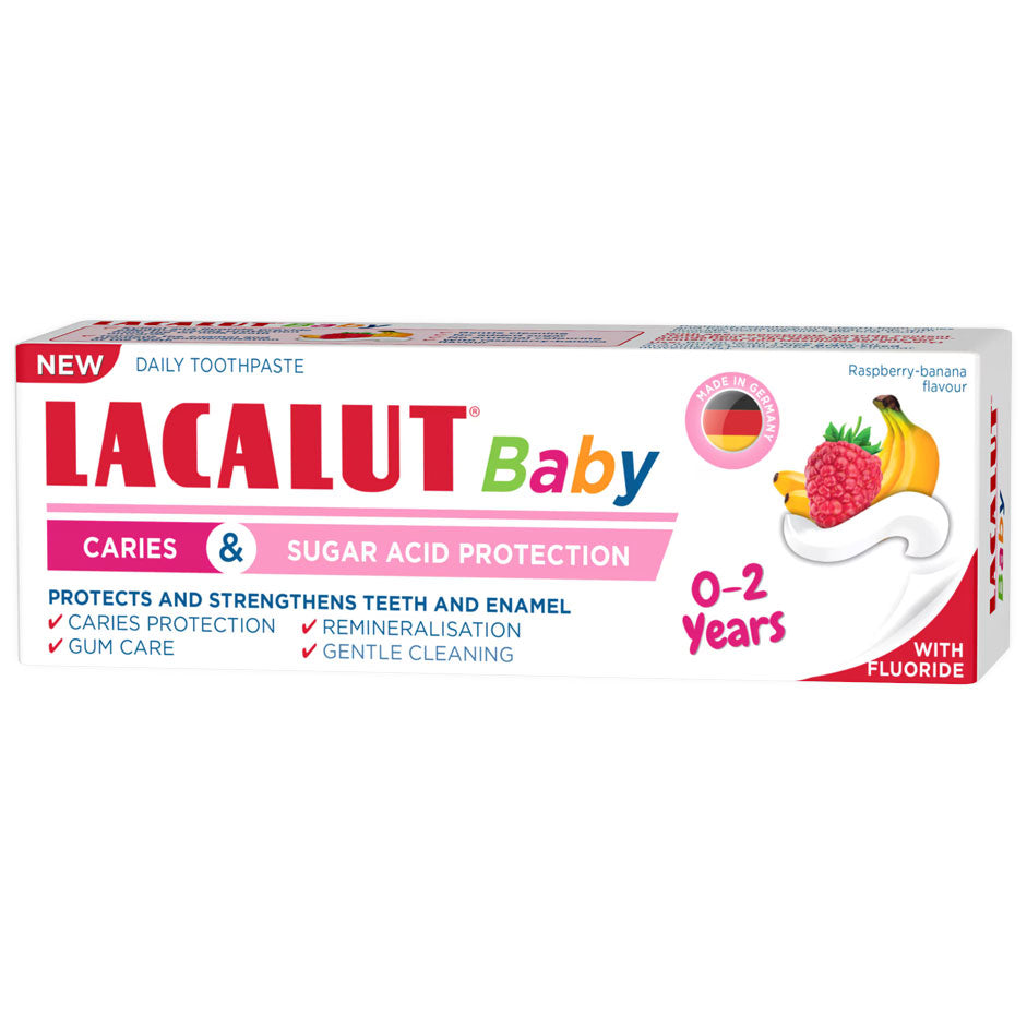 Pasta de dinti Lacalut Baby 0-2 ani, 55ml, Theiss Naturwaren