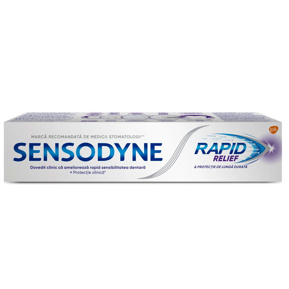 Pasta de dinti Sensodyne Rapid Relief Mint, 75ml, Sensodyne