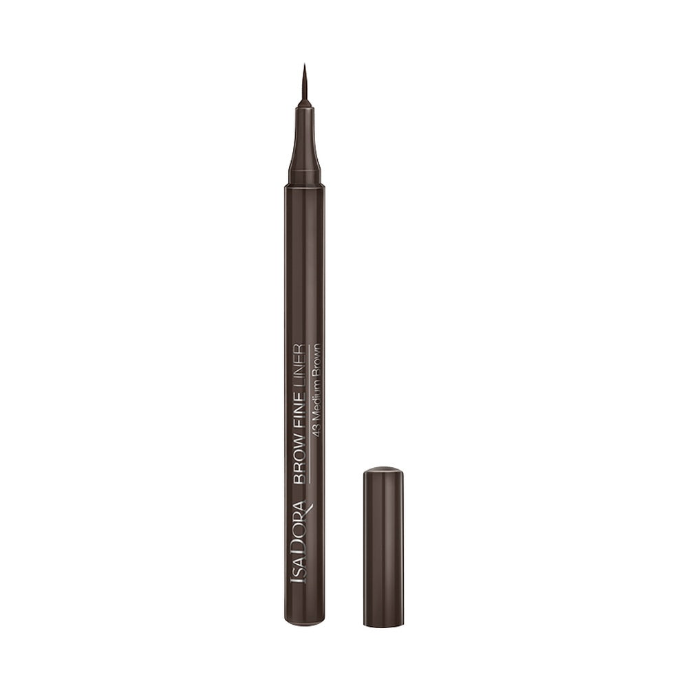 Creion sprancene Brow Fine Liner 43 Medium Brown 1.1 ml IsaDora