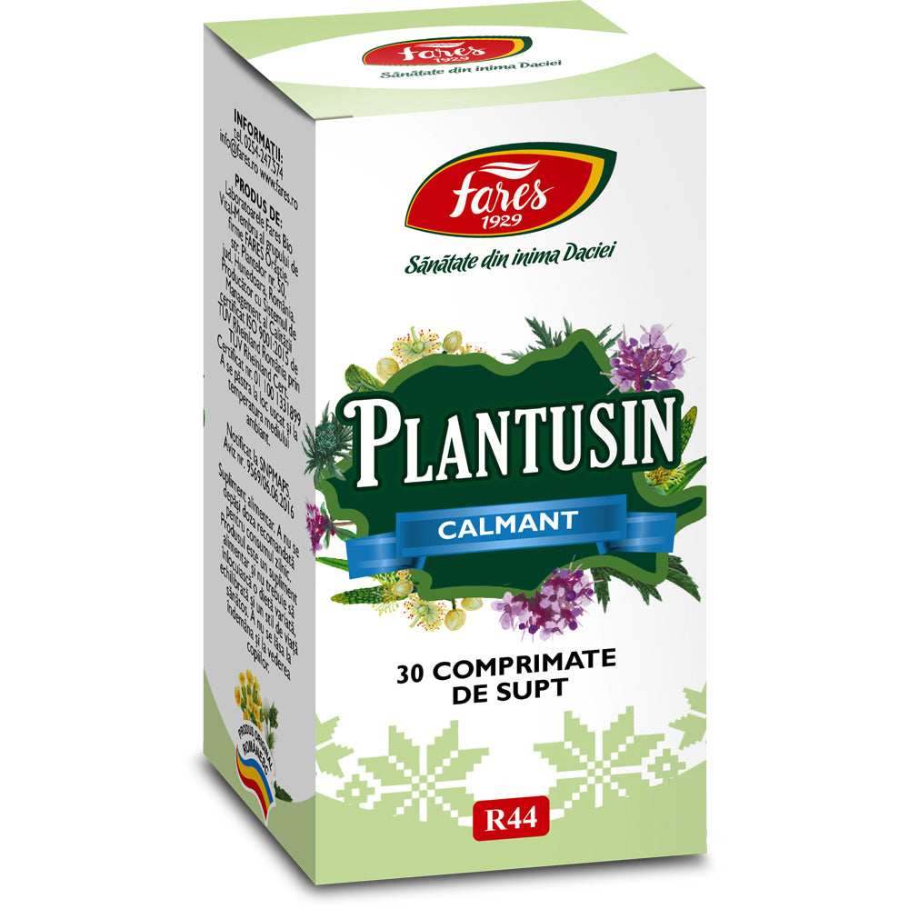 Plantusin R44, 30 Comprimate, Fares