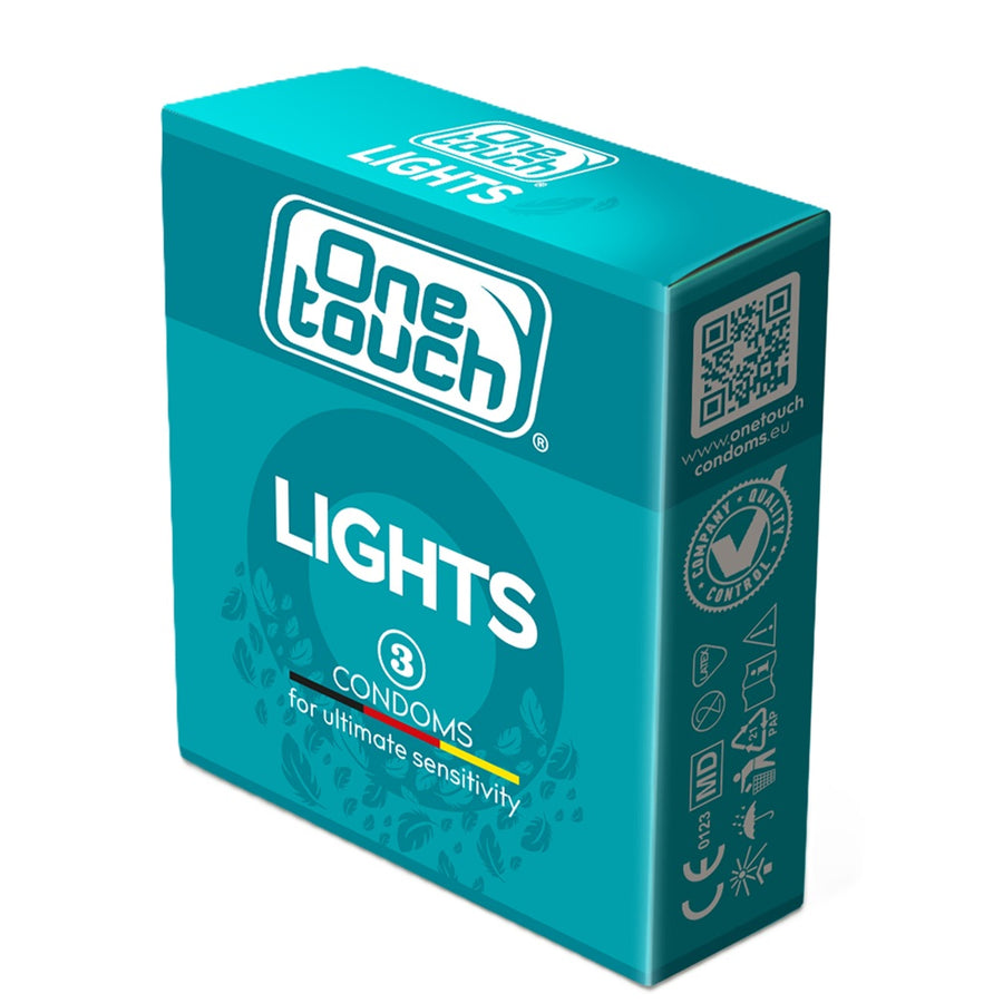 Prezervative One Touch Lights, Ultrafine pentru Senzatii Naturale, 3 Bucăți