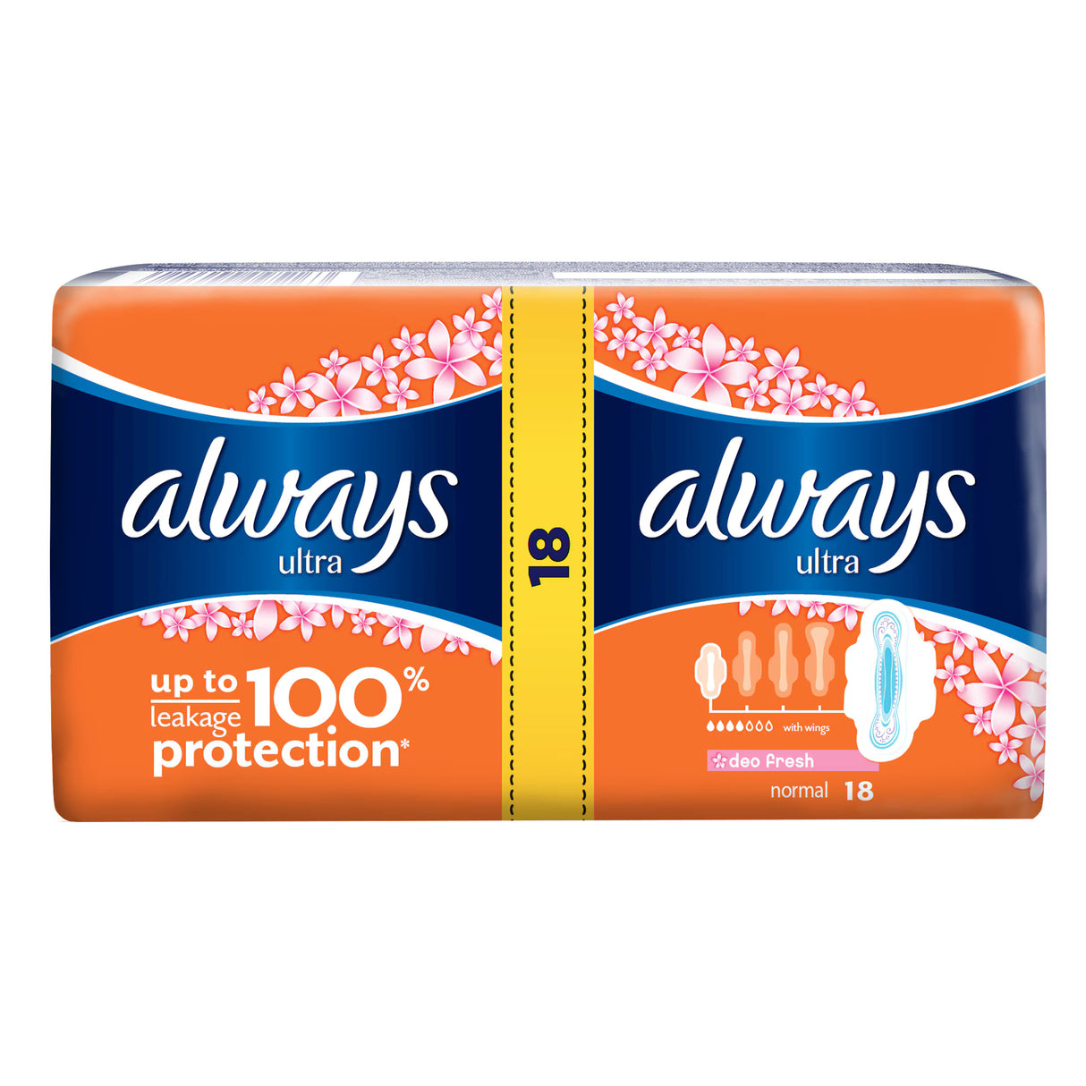 Absorbante Always Ultra Fresh Duo Pack, 18 bucati, Always