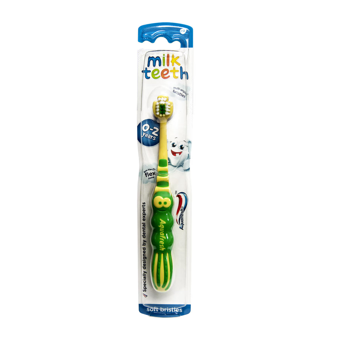 Periuta de dinti Milk Teeth Soft, 0-2 ani, Aquafresh