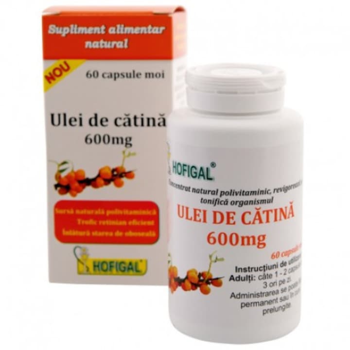 Ulei Catina 600Mg Adulti, 60 Capsule