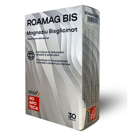 ROAMAG BIS – Magneziu bisglicinat cu absorbtie superioara pentru echilibru, relaxare si vitalitate musculara