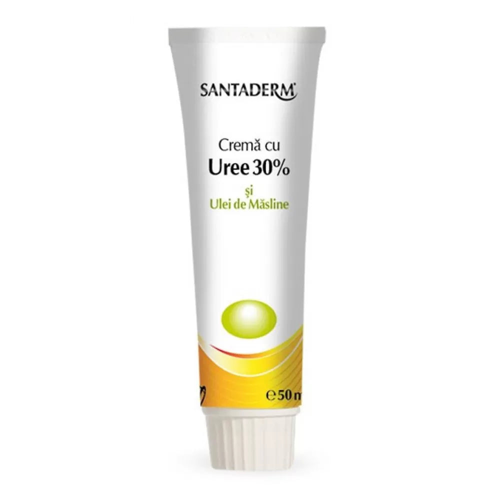 Crema cu uree 30% si ulei de masline Santaderm, 50ml, Vitalia
