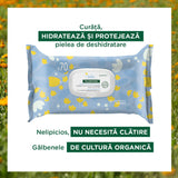 Servetele umede calmante, 70 bucati, Klorane Bebe