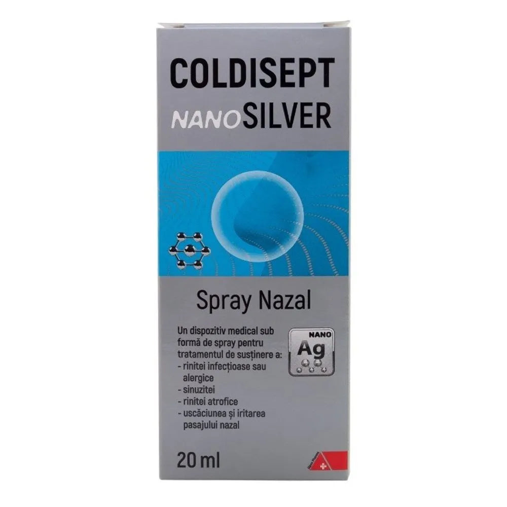 Spray nazal Coldisept NanoSilver, 20ml, Arkona